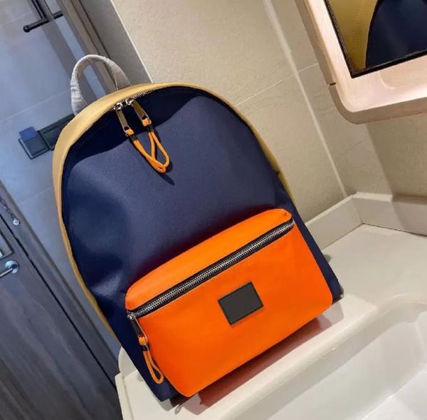 

2023 Luxury Designer Men's and women's Backpack bag fashion with letter pattern large capacity Outdoor Packs, Orange