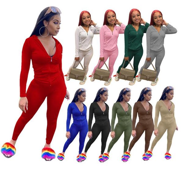 fall winter tracksuits women outfits long sleeve hooded jacket and pants two piece sets outwork sportswear casual jogger suits solid sweatsu, Gray
fall winter tracksuits women outfits long sleeve hooded jacket and pants two piece sets outwork sportswear casual jogger suits solid sweatsu, Gray
