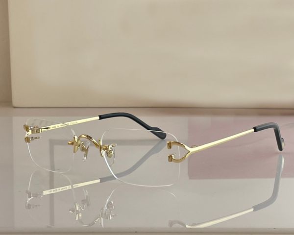 vintage rimless eyeglasses frame clear lenses designer glasses optical frame eyewear men fashion sunglasses frames with box, Black
vintage rimless eyeglasses frame clear lenses designer glasses optical frame eyewear men fashion sunglasses frames with box, Black