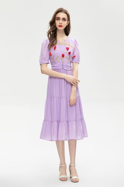milan runway dress 2023 spring summer o neck short sleeve fashion designer dresses brand same style dress 0110-9, Black;pink
milan runway dress 2023 spring summer o neck short sleeve fashion designer dresses brand same style dress 0110-9, Black;pink