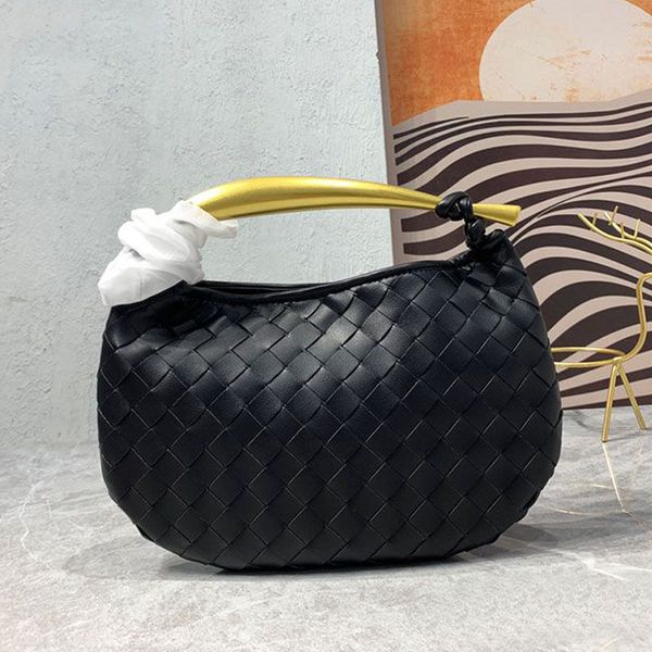 botteg women designer tote weave small sardine bag intrecciato leather with gold copper metal handle single compartment magnetic closure han
botteg women designer tote weave small sardine bag intrecciato leather with gold copper metal handle single compartment magnetic closure han