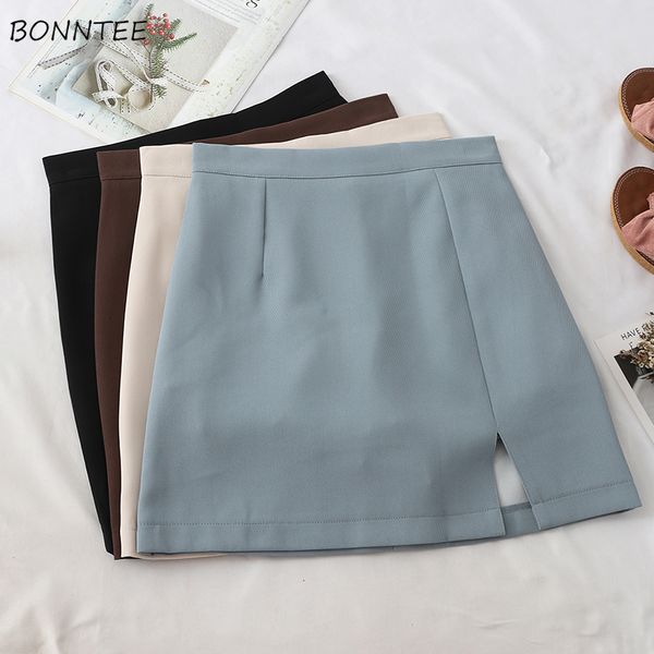 skirt solid high waist wrap hip basic side slit work wear aline elegant mini skirt slim allmatch chic trendy simple 230110, Black
skirt solid high waist wrap hip basic side slit work wear aline elegant mini skirt slim allmatch chic trendy simple 230110, Black