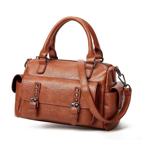 evening bag bag retro leather boston handbag designer shopper shoulder bolsa feminina ladies tassel tote sac a main 230109
evening bag bag retro leather boston handbag designer shopper shoulder bolsa feminina ladies tassel tote sac a main 230109