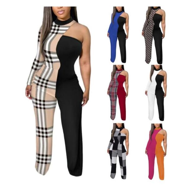 jumpsuit women 2023 fashion grid printed pants off shoulder fitted contrast color panelled commuter jumpsuit, Black;white
jumpsuit women 2023 fashion grid printed pants off shoulder fitted contrast color panelled commuter jumpsuit, Black;white