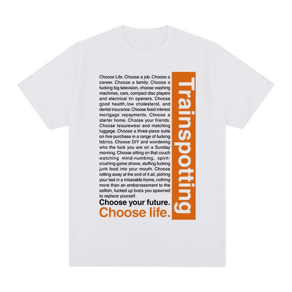 men's tshirts trainspotting vintage choose life tshirt design british cotton men t shirt tee tshirt womens 230110, White;black
men's tshirts trainspotting vintage choose life tshirt design british cotton men t shirt tee tshirt womens 230110, White;black