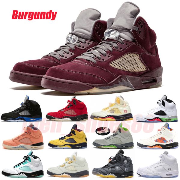 with tag jumpman 5 basketball shoes 5s sports sneakers racer blue island green crimson bliss burgundy men mens off noir
with tag jumpman 5 basketball shoes 5s sports sneakers racer blue island green crimson bliss burgundy men mens off noir