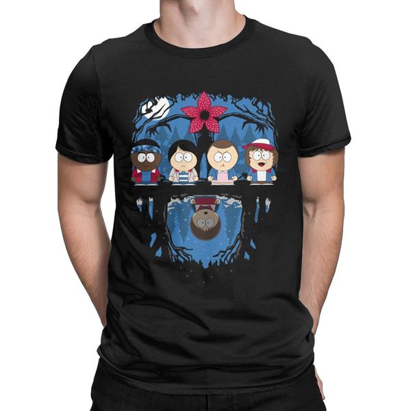 men's tshirts stranger park funny pure cotton short sleeve things t for men round neck printing dibujos animados 80s 230110, White;black
men's tshirts stranger park funny pure cotton short sleeve things t for men round neck printing dibujos animados 80s 230110, White;black