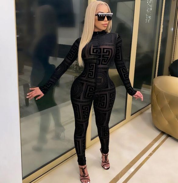 woman jumpsuits geometric print mesh yarn long sleeve skinny jumpsuit bodysuits tight romper nightclub party overalls, Black;white
woman jumpsuits geometric print mesh yarn long sleeve skinny jumpsuit bodysuits tight romper nightclub party overalls, Black;white