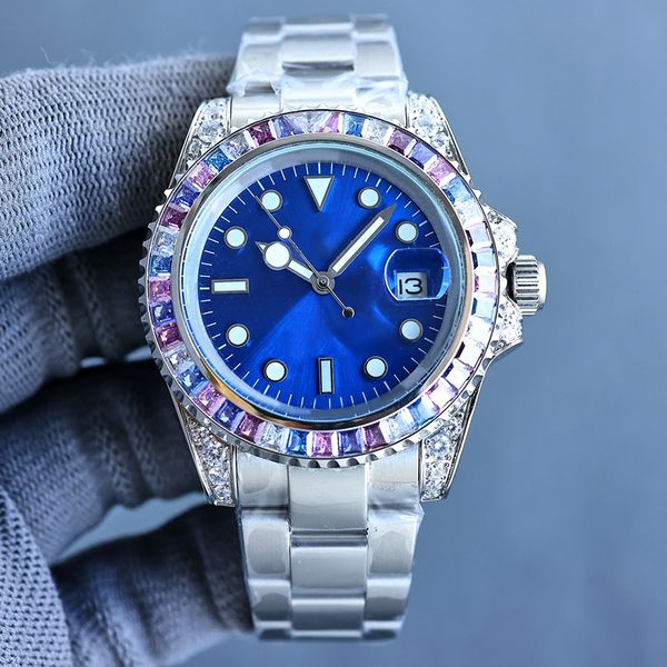 watch automatic mechanical for mens watches diamond bezel business wristwatch waterproof wristband montre de luxe, Slivery;brown
watch automatic mechanical for mens watches diamond bezel business wristwatch waterproof wristband montre de luxe, Slivery;brown