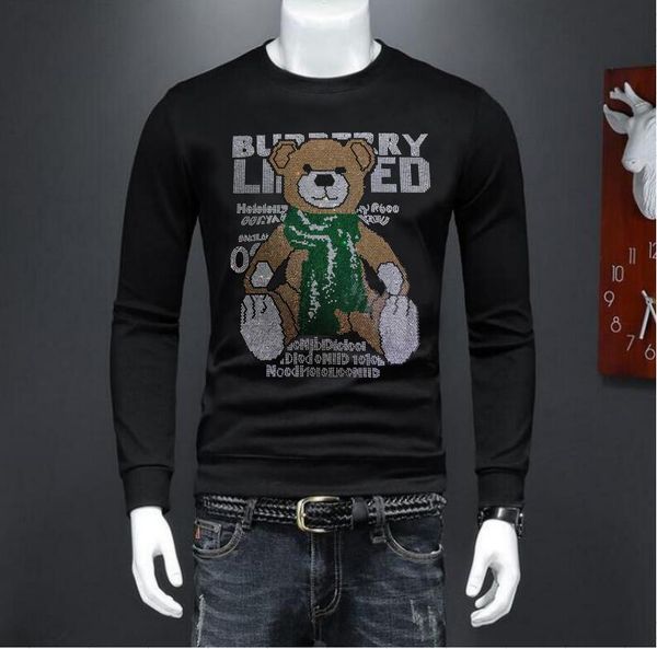 borunke designer rhinestone pullover sweatshirt wholesale price pullover men summer clothes men's gifts, Black
borunke designer rhinestone pullover sweatshirt wholesale price pullover men summer clothes men's gifts, Black