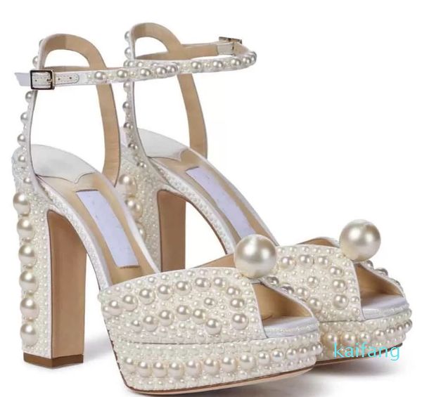 elegant bridal wedding dress shoes lady sandals pearls leather luxury brands high heels women walking eu35-43, Black
elegant bridal wedding dress shoes lady sandals pearls leather luxury brands high heels women walking eu35-43, Black