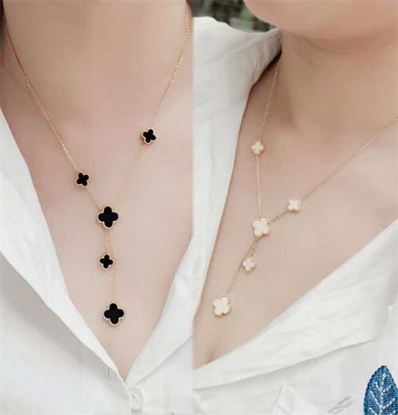 2022 fashion doublesided fourleaf clover pendant necklaces women039s light luxury tassel titanium steel does not fade necklac8280845, Silver
2022 fashion doublesided fourleaf clover pendant necklaces women039s light luxury tassel titanium steel does not fade necklac8280845, Silver