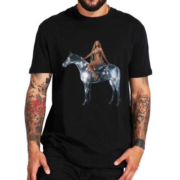 men's tshirts beyonce renaissance t shirt pop singer album tshirt for fans short sleeve 100 cotton tee 230110, White;black
men's tshirts beyonce renaissance t shirt pop singer album tshirt for fans short sleeve 100 cotton tee 230110, White;black