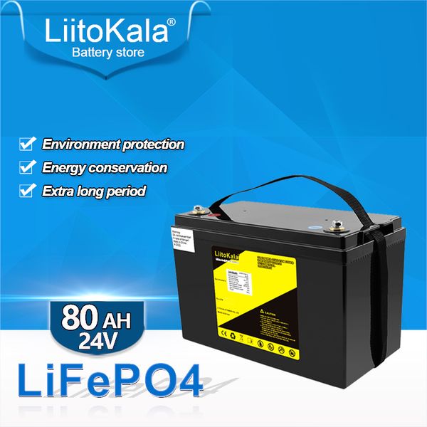 liitokala 24v 80ah 70ah lifepo4 battery pack power batteries for 8s 29.2v rv campers golf cart off-road off-grid solar wind
liitokala 24v 80ah 70ah lifepo4 battery pack power batteries for 8s 29.2v rv campers golf cart off-road off-grid solar wind