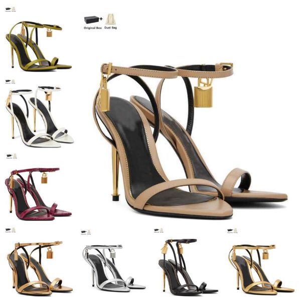famous 23s/s summer padlock pointy naked sandals shoes women metal lock & key stiletto heels party wedding lady sandalias eu35-43 with box, Black
famous 23s/s summer padlock pointy naked sandals shoes women metal lock & key stiletto heels party wedding lady sandalias eu35-43 with box, Black
