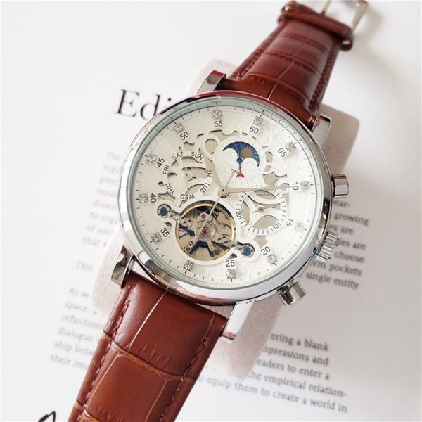 2023 u1 grade aaa pp 2022patek men's luxury multifunction watch luminous relgio digital automatic mechanical wristwatch tourbillon wate, Slivery;brown
2023 u1 grade aaa pp 2022patek men's luxury multifunction watch luminous relgio digital automatic mechanical wristwatch tourbillon wate, Slivery;brown