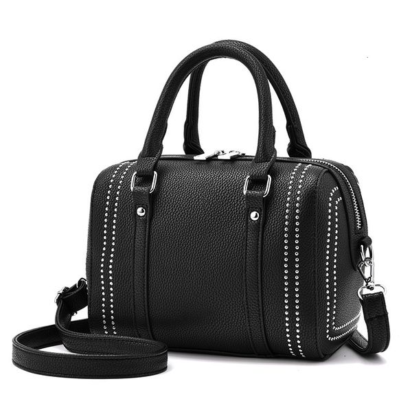 evening bags spring fashion boston women's shoulder bag trend simple and versatile soft handle messenger handbag large rivet female 230
evening bags spring fashion boston women's shoulder bag trend simple and versatile soft handle messenger handbag large rivet female 230