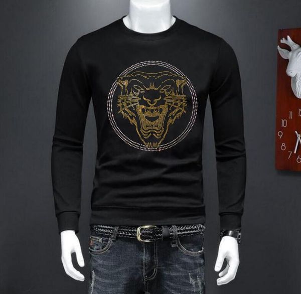 2023 borunke rhinestone pullover sweatshirt men fashion men male winter streetwear casual, Black
2023 borunke rhinestone pullover sweatshirt men fashion men male winter streetwear casual, Black