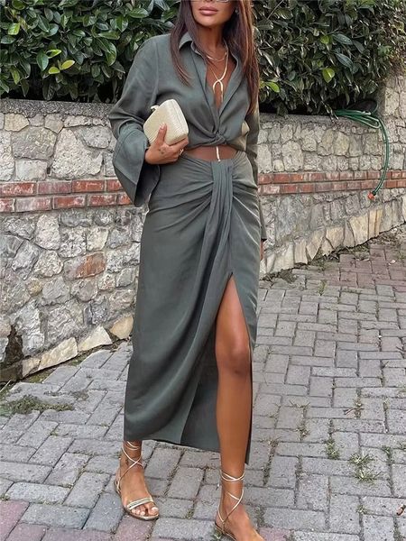 skirts traf knot long women high waist split pencil sets streetwear pleated summer woman elegant midi 230110, Black
skirts traf knot long women high waist split pencil sets streetwear pleated summer woman elegant midi 230110, Black