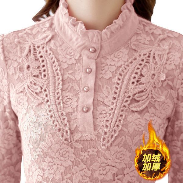 women's tshirt woman tshirts tshirt autumn winter thick lace plussized mujer camisetas 230110, White
women's tshirt woman tshirts tshirt autumn winter thick lace plussized mujer camisetas 230110, White