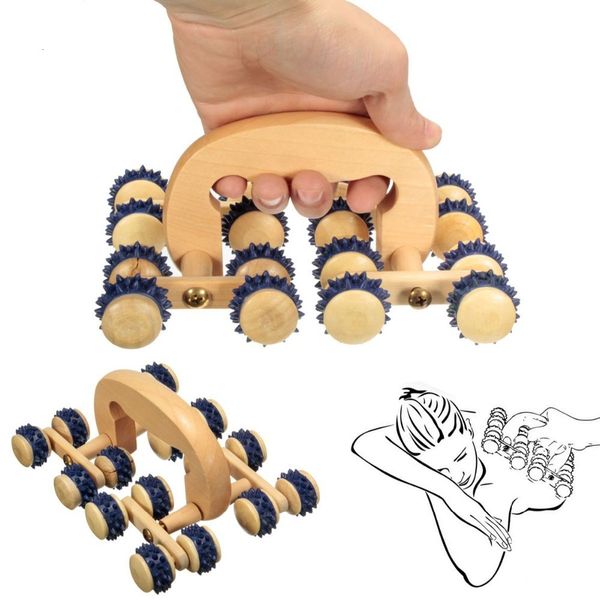 other massage items 16 balls wooden roller tool for foot hand hold leg body wheel relieve pain r maderotherapy 230109
other massage items 16 balls wooden roller tool for foot hand hold leg body wheel relieve pain r maderotherapy 230109