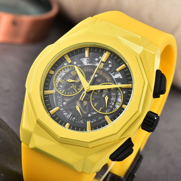 2023 luxury watches for real gold men classic style steel case rubber strap f1 racing watch sport quartz multifunctional chronograph wristwa, Slivery;brown
2023 luxury watches for real gold men classic style steel case rubber strap f1 racing watch sport quartz multifunctional chronograph wristwa, Slivery;brown