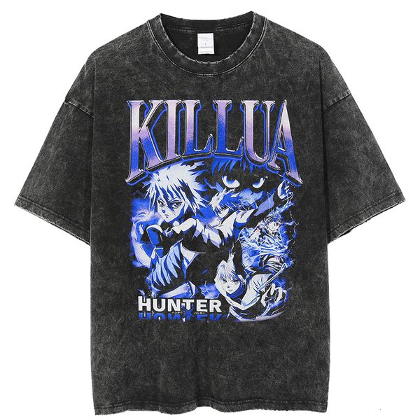 men's t-shirts hip hop oversize washed t-shirt men streetwear anime hunter x graphic t shirt summer short sleeve tshirt harajuku 230111, White;black
men's t-shirts hip hop oversize washed t-shirt men streetwear anime hunter x graphic t shirt summer short sleeve tshirt harajuku 230111, White;black
