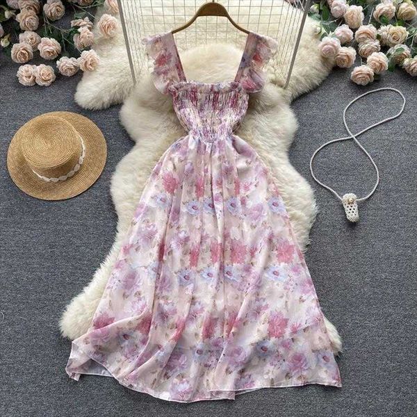 french retro oil painting sense printing slip dress summer high waist super fairy, Black;gray
french retro oil painting sense printing slip dress summer high waist super fairy, Black;gray