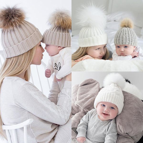 caps hats 2pcs mother kid baby child warm winter knit beanie fur pom hat crochet ski cap 230111, Yellow
caps hats 2pcs mother kid baby child warm winter knit beanie fur pom hat crochet ski cap 230111, Yellow
