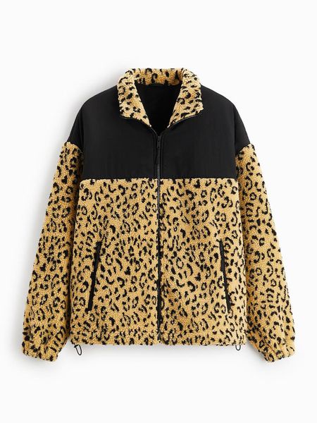men's jackets winter men's high collar long sleeved fleece faux lambswool patchwork leopard print jacket 230110, Black;brown
men's jackets winter men's high collar long sleeved fleece faux lambswool patchwork leopard print jacket 230110, Black;brown