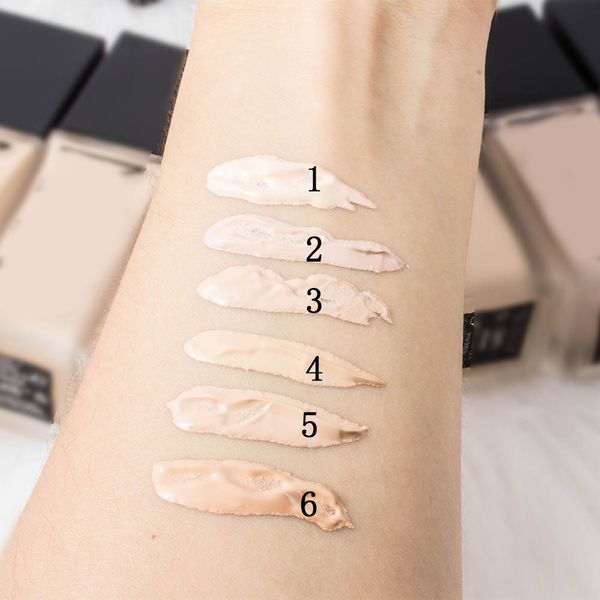 Luxury Liquid Foundation 30ml Makeup Coutour Fond De Teint Maquillaje Kit in 6 Shades