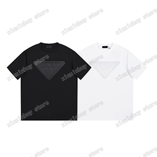 xinxinbuy men designer tee t shirt 23ss paris leather emboss letters short sleeve cotton women navy dark apricot xs-2xl, Black;brown
xinxinbuy men designer tee t shirt 23ss paris leather emboss letters short sleeve cotton women navy dark apricot xs-2xl, Black;brown