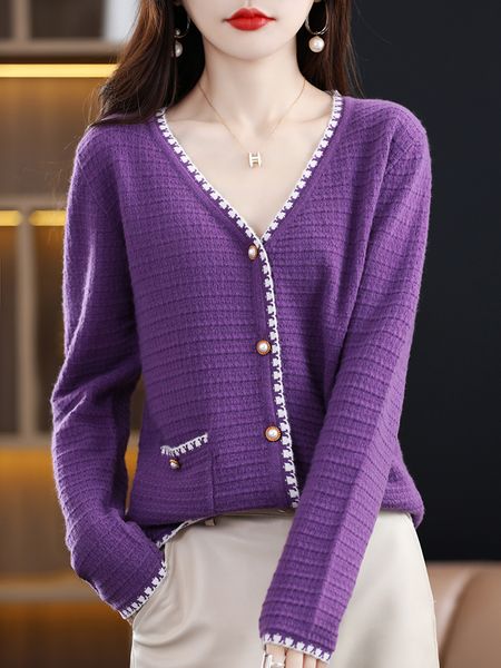 women's knits tees autumn winter 100 pure wool women v neck cardigan patchwork color long sleeve belt pocket loose sweater knit coat 23, White
women's knits tees autumn winter 100 pure wool women v neck cardigan patchwork color long sleeve belt pocket loose sweater knit coat 23, White