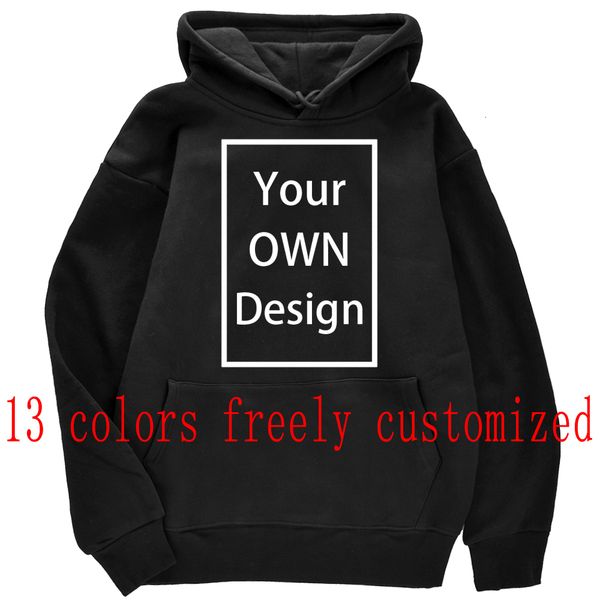 men's hoodies sweatshirts your own design brand /picture custom men women diy hoodies sweatshirt casual hoody clothing 14 color loose f, Black
men's hoodies sweatshirts your own design brand /picture custom men women diy hoodies sweatshirt casual hoody clothing 14 color loose f, Black