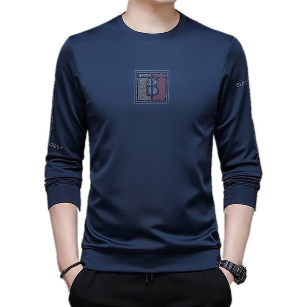 men's tshirts long sleeve round neck solid color tshirt autumn sweater trendy base coat 230110, White;black
men's tshirts long sleeve round neck solid color tshirt autumn sweater trendy base coat 230110, White;black