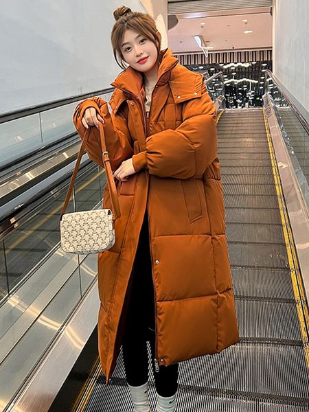 women's down parkas thick 30 degree parka women winter long over the knee down jacket female loose hooded winter a08d 230110, Black
women's down parkas thick 30 degree parka women winter long over the knee down jacket female loose hooded winter a08d 230110, Black