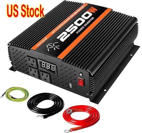 2500w inverter power inverter of modified sine wave truck rv solar inverter power converter with lcd display 12v to 110v dc to ac inverter v
2500w inverter power inverter of modified sine wave truck rv solar inverter power converter with lcd display 12v to 110v dc to ac inverter v