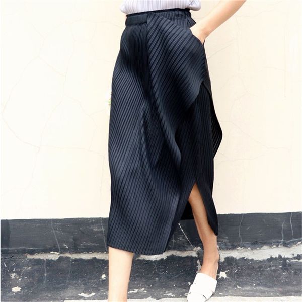 skirts hzirip spilt irregular elastic waist streetwear all match elegant women skirt summer loose femme prom high pure color 230110, Black
skirts hzirip spilt irregular elastic waist streetwear all match elegant women skirt summer loose femme prom high pure color 230110, Black