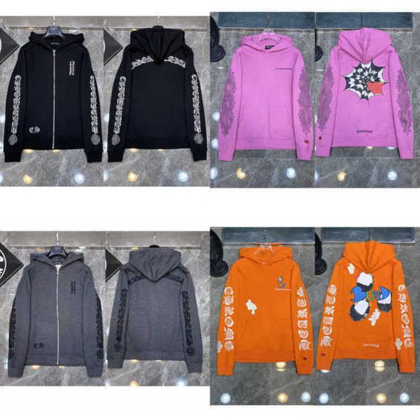 fashion men's sweatshirts luxury jackets men women classic hoodies ch zipper hooded sweater designer cross pullover sanskrit hoodie cas, Black;brown
fashion men's sweatshirts luxury jackets men women classic hoodies ch zipper hooded sweater designer cross pullover sanskrit hoodie cas, Black;brown