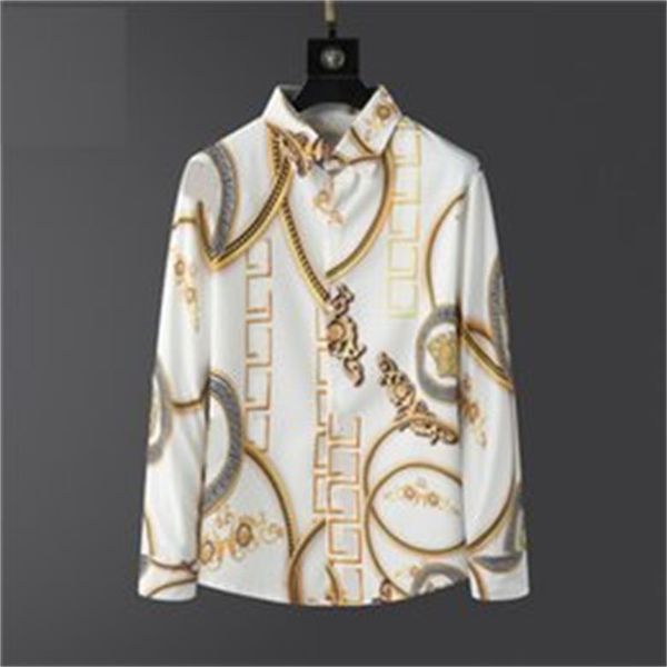 luxurys designers dress shirt menswear fashion society black men solid color business casual mens long sleeve red2022, White;black
luxurys designers dress shirt menswear fashion society black men solid color business casual mens long sleeve red2022, White;black