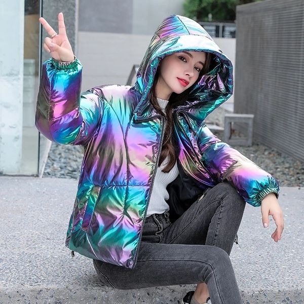 women's down parkas winter jackets hooded glossy loose woman coat thick cotton padded jacket parka casual overcoat outwear 230111, Black
women's down parkas winter jackets hooded glossy loose woman coat thick cotton padded jacket parka casual overcoat outwear 230111, Black
