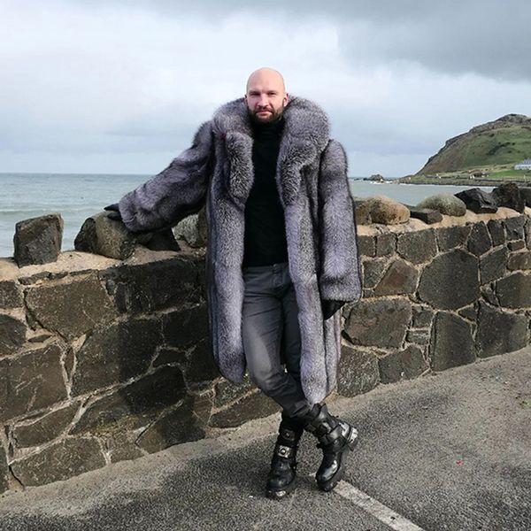 women's fur faux genuine full pelt real coat men winter thicken warm outertwear fashion luxury natural jacket male 230110, Black
women's fur faux genuine full pelt real coat men winter thicken warm outertwear fashion luxury natural jacket male 230110, Black