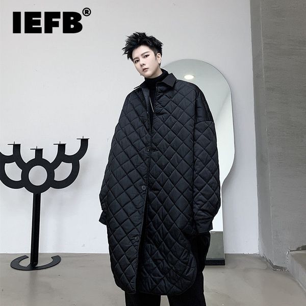 men's jackets iefb niche shirt style padded autumn winter black qualited medium long oversized cotton clothing 230110, Black;brown
men's jackets iefb niche shirt style padded autumn winter black qualited medium long oversized cotton clothing 230110, Black;brown