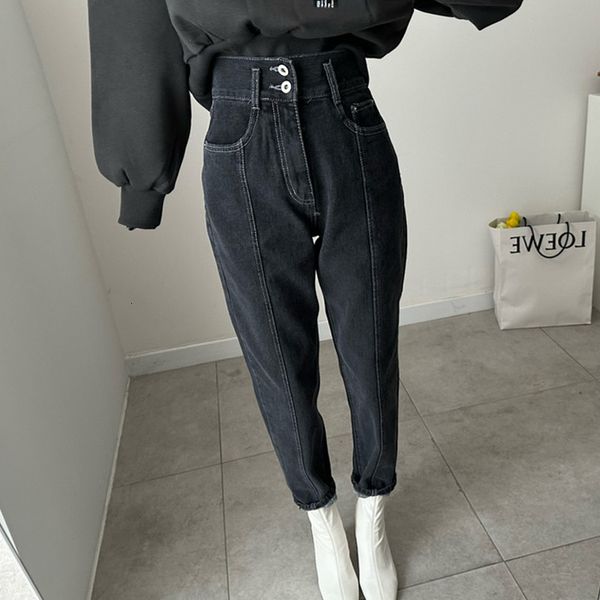 women's jeans zhisilao high waist straight for women harem vintage ankle length denim pants streetwear 2023 korean fashion 230110, Blue
women's jeans zhisilao high waist straight for women harem vintage ankle length denim pants streetwear 2023 korean fashion 230110, Blue