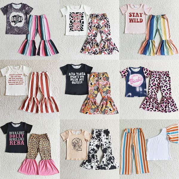 new fashion kids designer clothes girls set boutique baby girl clothes short sleeve bell bottoms toddler outfits wholesale bulk children sui, White
new fashion kids designer clothes girls set boutique baby girl clothes short sleeve bell bottoms toddler outfits wholesale bulk children sui, White