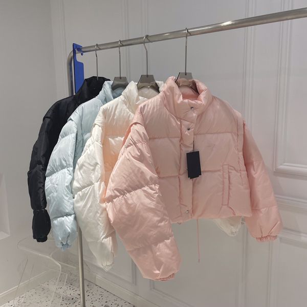 women's down parkas winter women designer white goose down puffer jacket stand collar sleeve detachable short bubble coats black light
women's down parkas winter women designer white goose down puffer jacket stand collar sleeve detachable short bubble coats black light