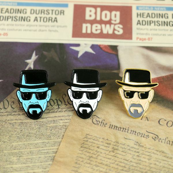 breaking bad enamel pin badge on backpack cartoon brooch pins for clothes broche for women girls gift 3 colors, Blue
breaking bad enamel pin badge on backpack cartoon brooch pins for clothes broche for women girls gift 3 colors, Blue