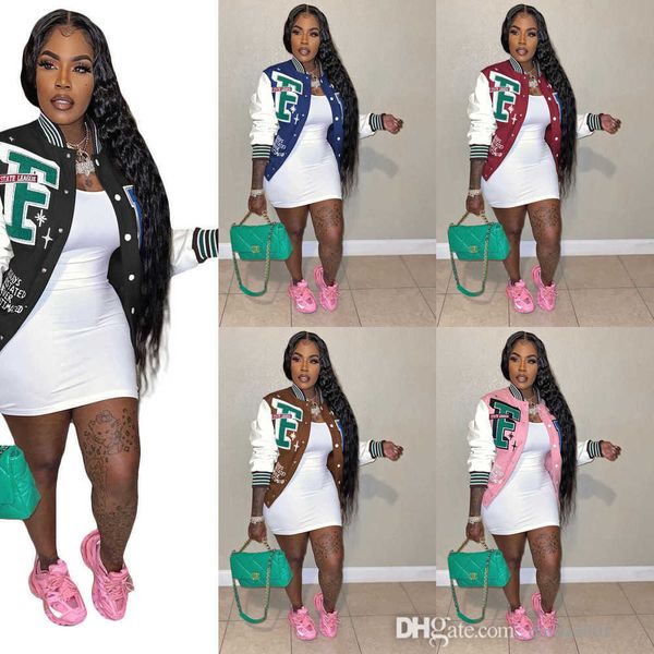 wholesale womens varsity jackets new arrival 2023 fashion spring clothes womens coats, Black;brown
wholesale womens varsity jackets new arrival 2023 fashion spring clothes womens coats, Black;brown