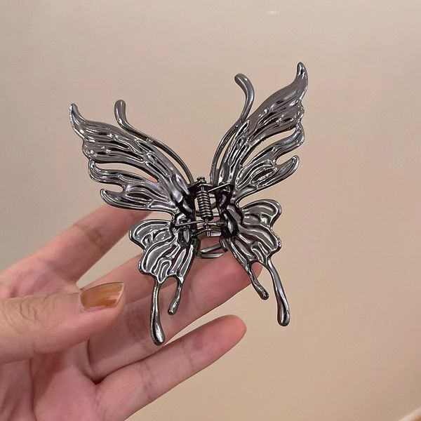 korean metal liquid butterfly hair clip ribbon for women back head grab clips hairpin geometric headband accessories 1312, Slivery;white
korean metal liquid butterfly hair clip ribbon for women back head grab clips hairpin geometric headband accessories 1312, Slivery;white