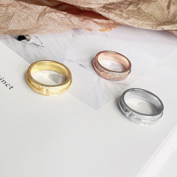 Designer Rings For Women Rings T Shape Diamonds Gold Silver Rose Mens Luxury Jewelry Titanium Steel Gold-Plated Never Fade Not Allergic
Designer Rings For Women Rings T Shape Diamonds Gold Silver Rose Mens Luxury Jewelry Titanium Steel Gold-Plated Never Fade Not Allergic